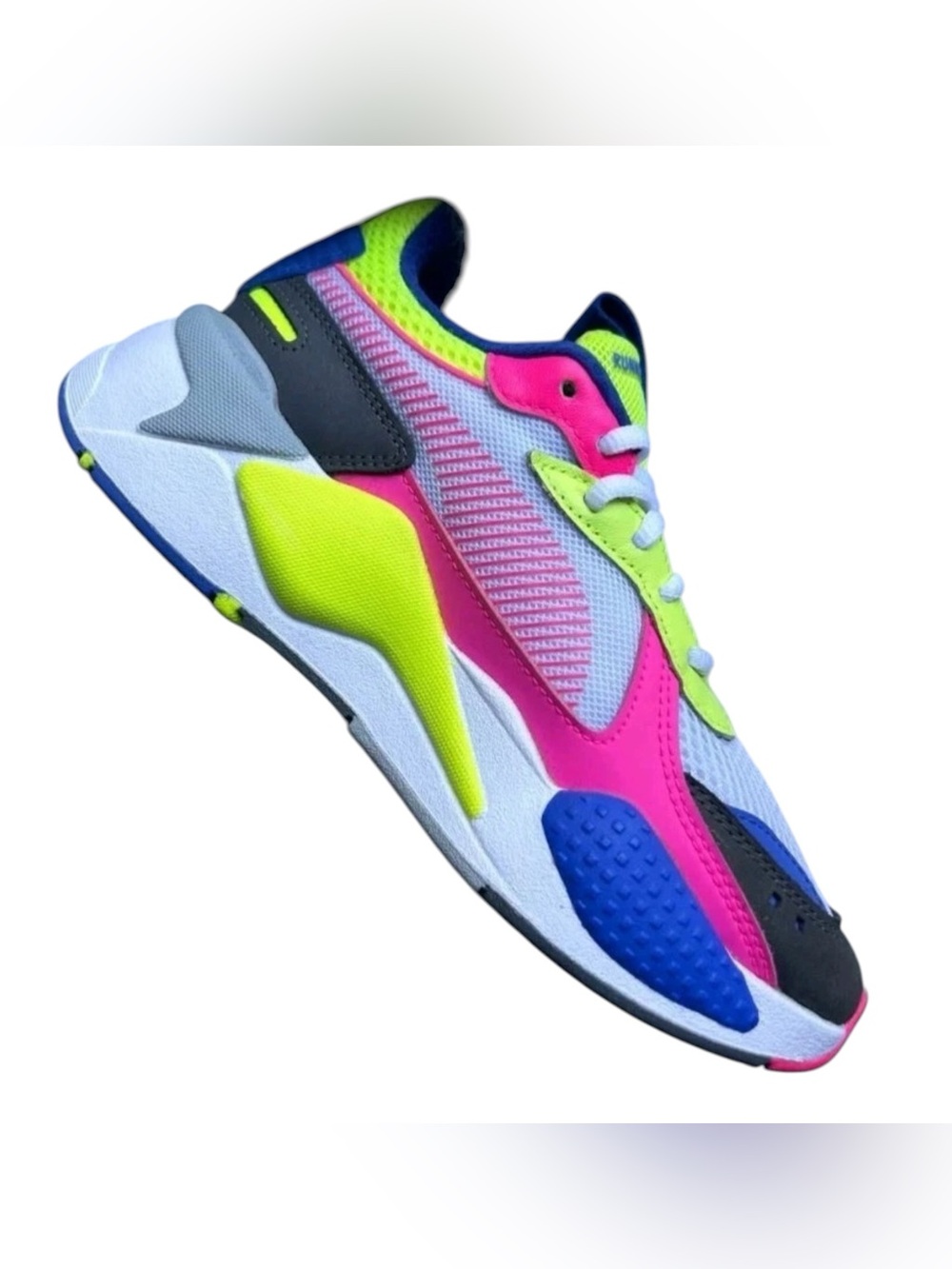 Puma RS-X Toys Women's Shoes Fluorescent Neon Running Sneakers Size 6 US